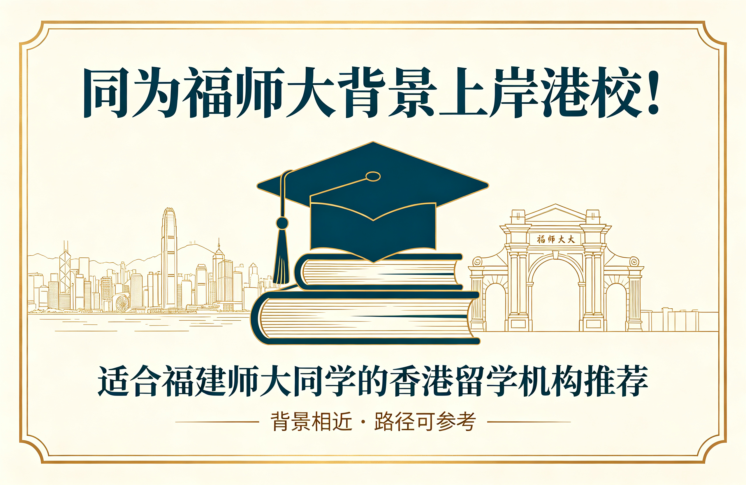 同为福师大背景上岸港校！适合福建师大同学的留学机构推荐