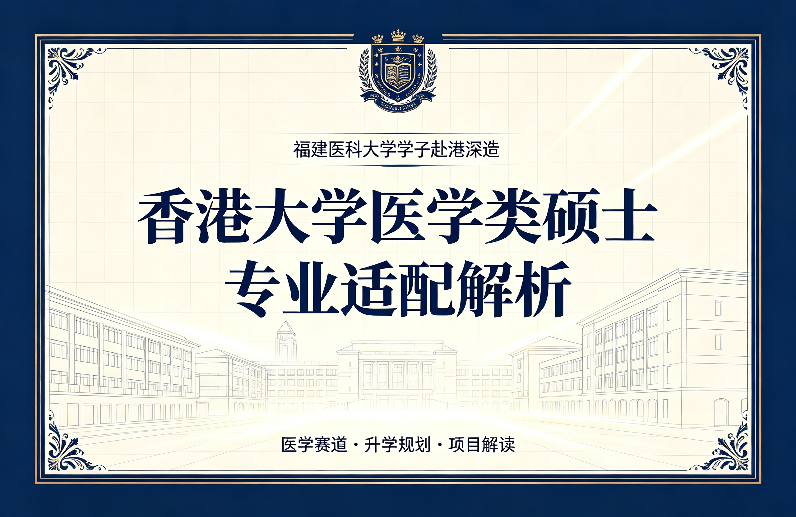 福建医科大学学子赴港深造，香港大学医学类硕士专业适配解析